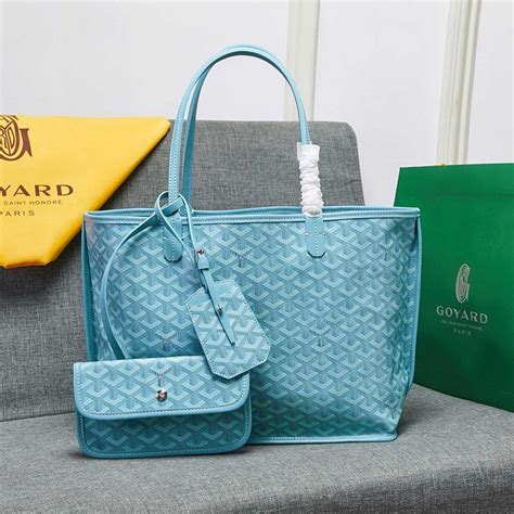 sky blue goyard|goyard st louis tote blue.